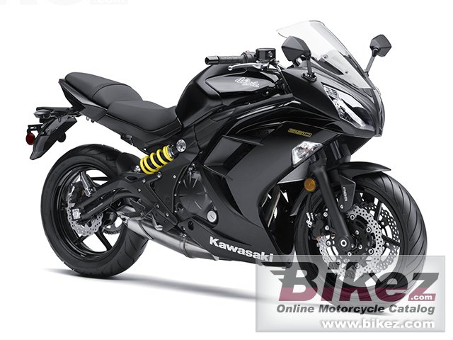 Big Kawasaki ninja 650 abs picture and wallpaper from Bikez.com